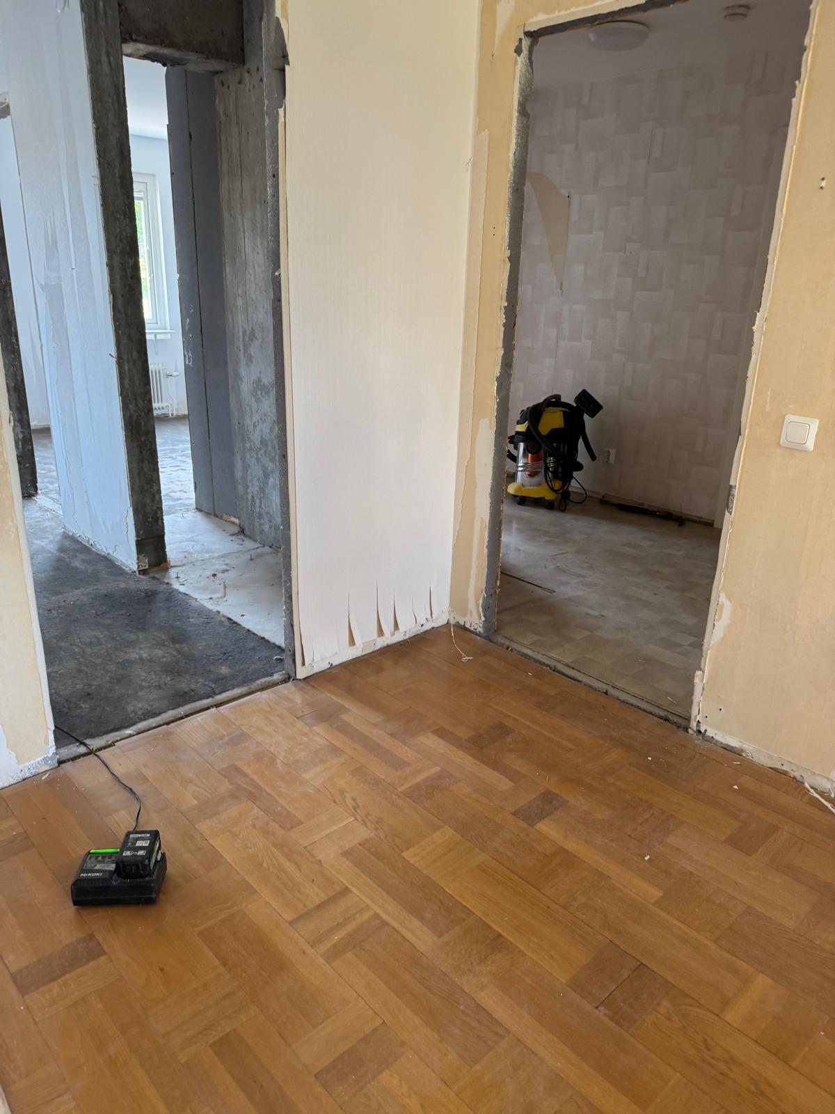 Villa under totalrenovering